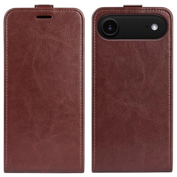 Funda con Tapa Vertical para iPhone 17 Air - Marrón