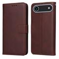 iPhone 17 Air Funda de cartera con soporte - Marrón