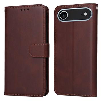 iPhone 17 Air Funda de cartera con soporte - Marrón