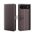 Funda de Cuero para iPhone 17 Air - Estilo Cartera - Marrón