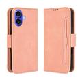 Funda tipo billetera con tarjetero para iPhone 17 - Rosa