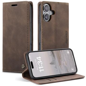 Funda Caseme Serie 013 para iPhone 17 - Estilo Cartera - Café