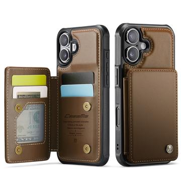 Funda iPhone 17 Caseme C22 RFID Card Wallet - Marrón