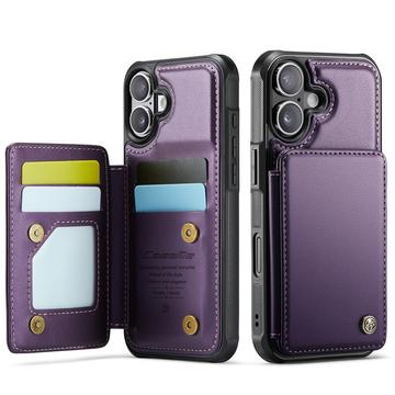 Funda iPhone 17 Caseme C22 RFID Card Wallet - Morado