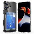 Funda transparente con tarjetero para iPhone 17