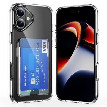 Funda transparente con tarjetero para iPhone 17