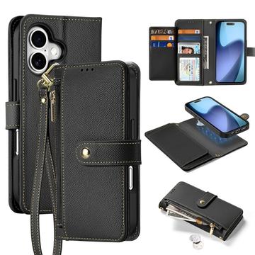 Funda de piel iPhone 17 Dux Ducis Lawa con tapa magnética