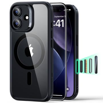 Conjunto híbrido iPhone 17 ESR HaloLock MagSafe Classic - Transparente Negro