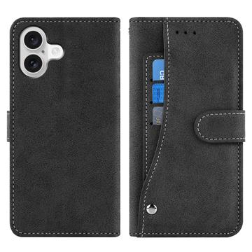 iPhone 17 Elegante Funda Retro para Cartera con Tarjetero Giratorio