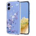 Funda de TPU iPhone 17 con estampado floral - Morado