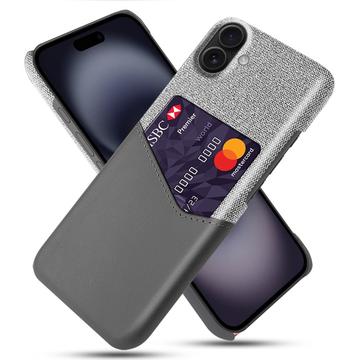 Carcasa con Ranura para Tarjeta KSQ para iPhone 17 - Gris