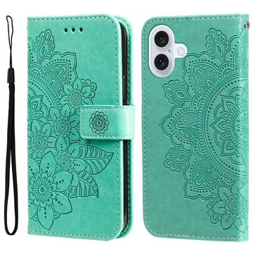 Funda Mandala Series para iPhone 17 - Estilo Cartera - Verde