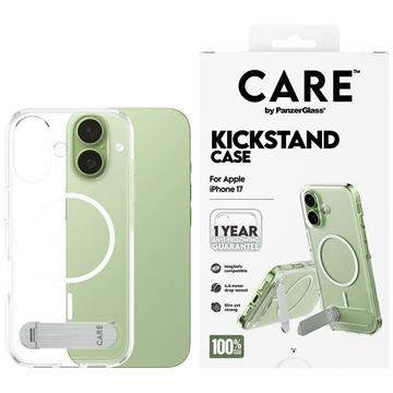 Funda PanzerGlass Care Kickstand para iPhone 17 - Compatible con MagSafe - Transparente