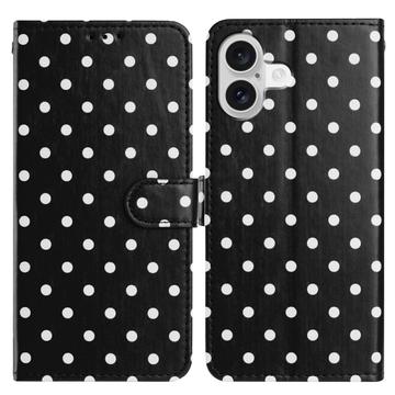 Funda Cartera con Estampado de Lunares para iPhone 17