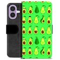 Funda Cartera Premium para iPhone 17 - Diseño de Aguacates