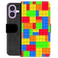 Funda Cartera Premium para iPhone 17 - Bloques