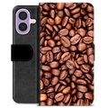 Funda Cartera Premium para iPhone 17 - Granos de Café