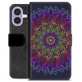 Funda Cartera Premium para iPhone 17 - Mandala Colorida