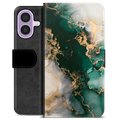 Funda Cartera Premium para iPhone 17 - Mármol Jade