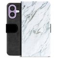 Funda Cartera Premium para iPhone 17 - Mármol