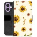 Funda Cartera Premium para iPhone 17 - Girasol