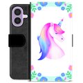 Funda Cartera Premium para iPhone 17 - Unicornio