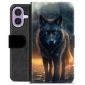 Funda Cartera Premium para iPhone 17 - Lobo