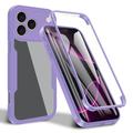 Carcasa de Protección 360 para iPhone 17 Pro - Púrpura / Claro