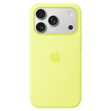 Funda Silicona con MagSafe Apple para iPhone 17 Pro MGFF4ZM/A - Amarillo neón