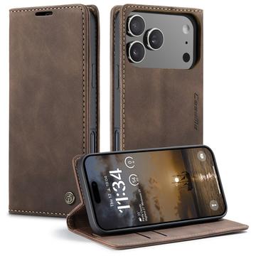 Funda Caseme Serie 013 para iPhone 17 Pro - Estilo Cartera - Café