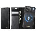 Funda Cartera Desmontable 2 en 1 iPhone 17 Pro Caseme C49 - Compatible con MagSafe, RFID - Negro