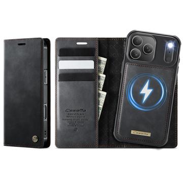 Funda Cartera Desmontable 2 en 1 iPhone 17 Pro Caseme C49 - Compatible con MagSafe, RFID - Negro