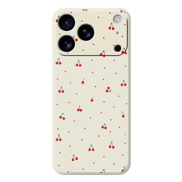 Funda de TPU iPhone 17 Pro con estampado de cerezas