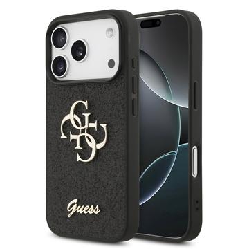 Carcasa Guess Fixed Glitter 4G Metal Logo para iPhone 17 Pro