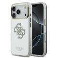 Funda híbrida iPhone 17 Pro Guess Mirror 4G Glitter Logo - Compatible con MagSafe - Dorada