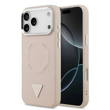 Funda para iPhone 17 Pro Guess Triangle Logo - Compatible con MagSafe - Rosa