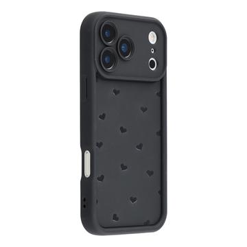Funda de TPU a prueba de golpes con diseño de corazón y bordes elevados iPhone 17 Pro