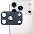 iPhone 17 Pro Imak Protector de lente de cámara de metal y vidrio templado de cobertura completa - Azul