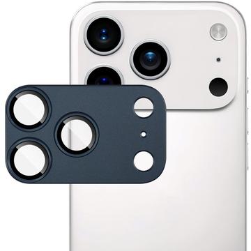 iPhone 17 Pro Imak Protector de lente de cámara de metal y vidrio templado de cobertura completa - Azul