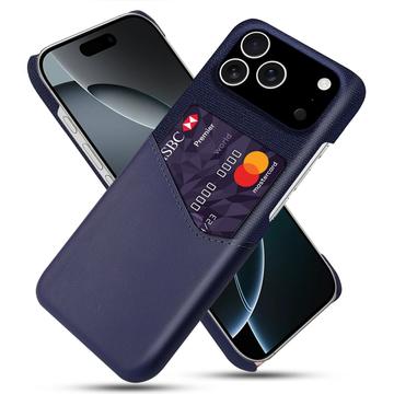 Carcasa con Ranura para Tarjeta KSQ para iPhone 17 Pro - Azul