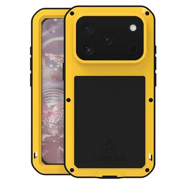 Funda híbrida iPhone 17 Pro Love Mei Powerful - Amarillo