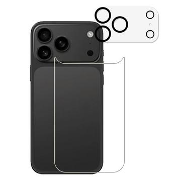 iPhone 17 Pro Max 2-en-1 Set Protector de Cristal Templado y Lente de Cámara - Transparente