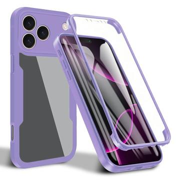 Carcasa de Protección 360 para iPhone 17 Pro Max - Púrpura / Claro
