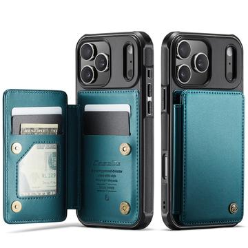 Funda iPhone 17 Pro Max Caseme C22 RFID Card Wallet - Verde