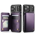 Funda iPhone 17 Pro Max Caseme C22 RFID Card Wallet - Morado