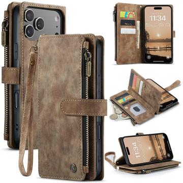 Funda Multifuncional Caseme C30 para iPhone 17 Pro Max - Marrón