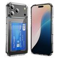 Funda transparente con tarjetero para iPhone 17 Pro Max