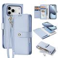 Funda de piel para iPhone 17 Pro Max Dux Ducis Lawa con tapa magnética