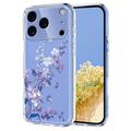 Funda de TPU iPhone 17 Pro Max con estampado floral - Morado
