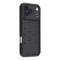 Funda de TPU a prueba de golpes con diseño de corazón y bordes elevados iPhone 17 Pro Max